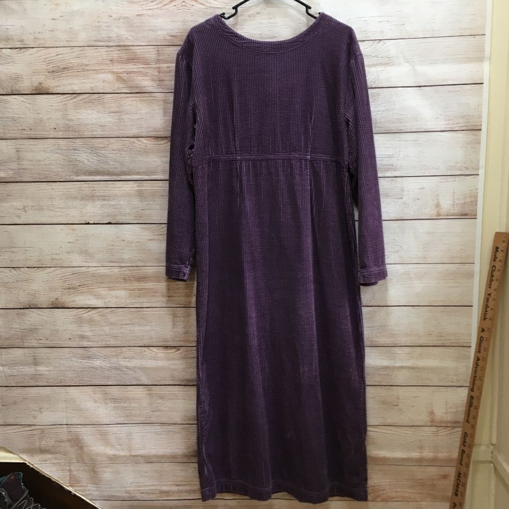 VINTAGE‎ WILLIWEAR CORDUROY MAXI DRESS IN LILAC
